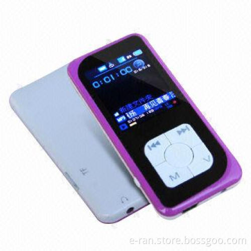 1.8-inch Flash MP4 Players, Support 1-16GB TF Card and FM, Sized 88 x 40 x 9.3mm